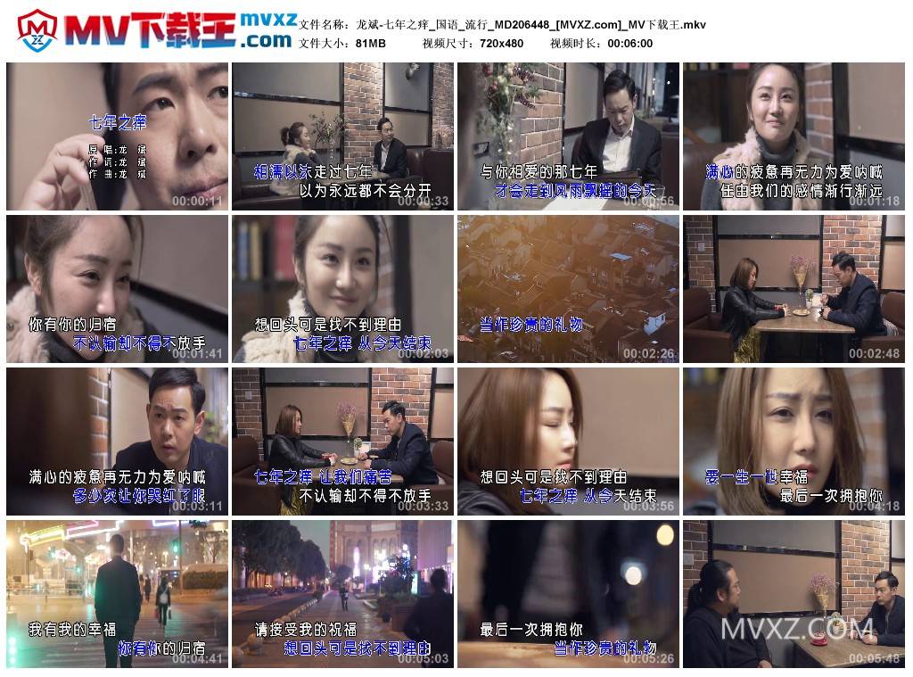 龙斌-七年之痒_国语_流行_MD206448